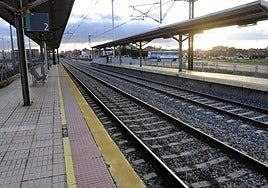 Imagen de archivo del apeadero de la Universidad de Valladolid.