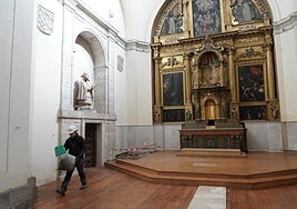 Obras en el interior del convento de las Catalinas.