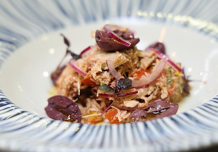 Ensalada de escabeches creada por Raúl del Moral, de la Escuela Internacional de Cocina