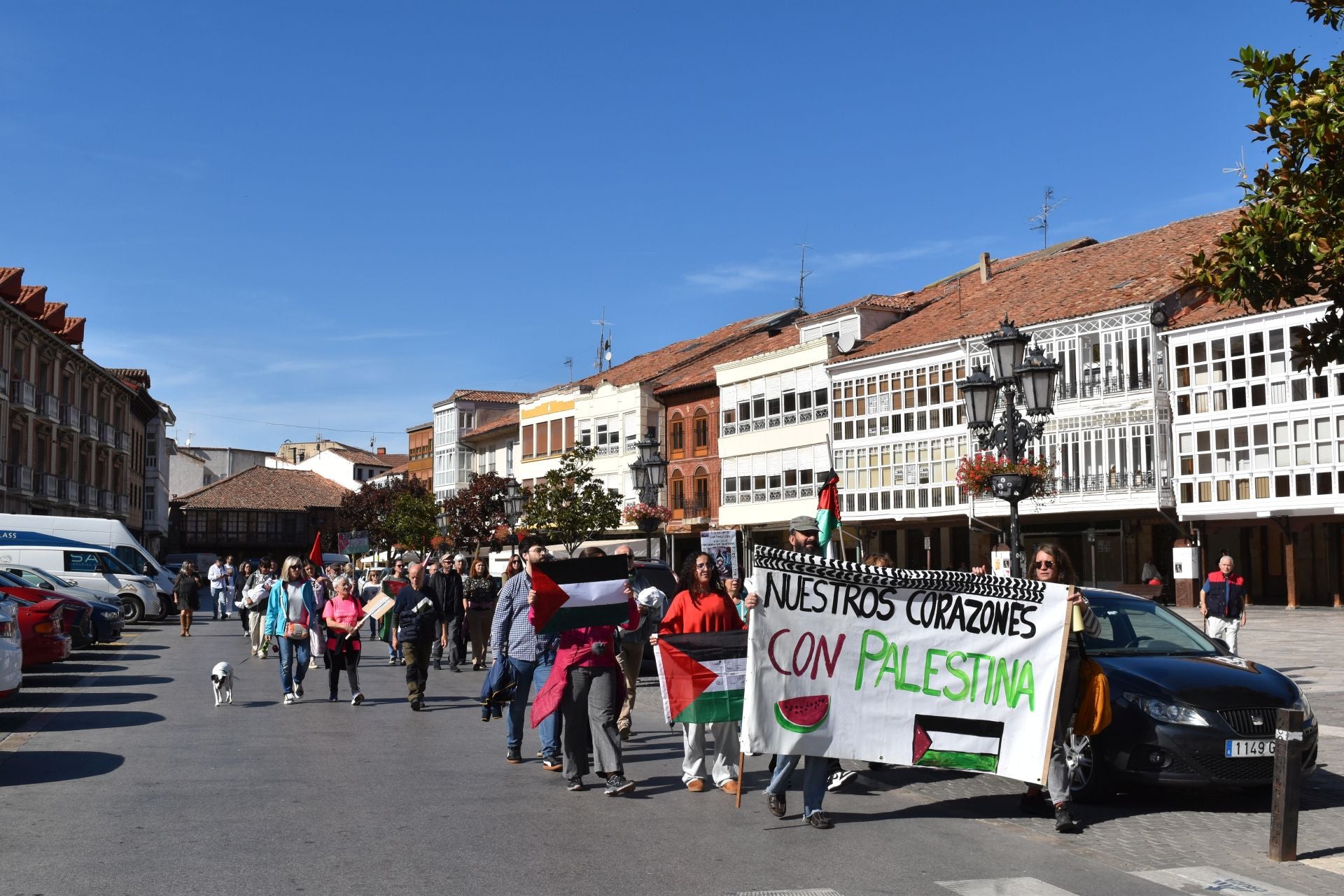 Aguilar se solidariza con Palestina