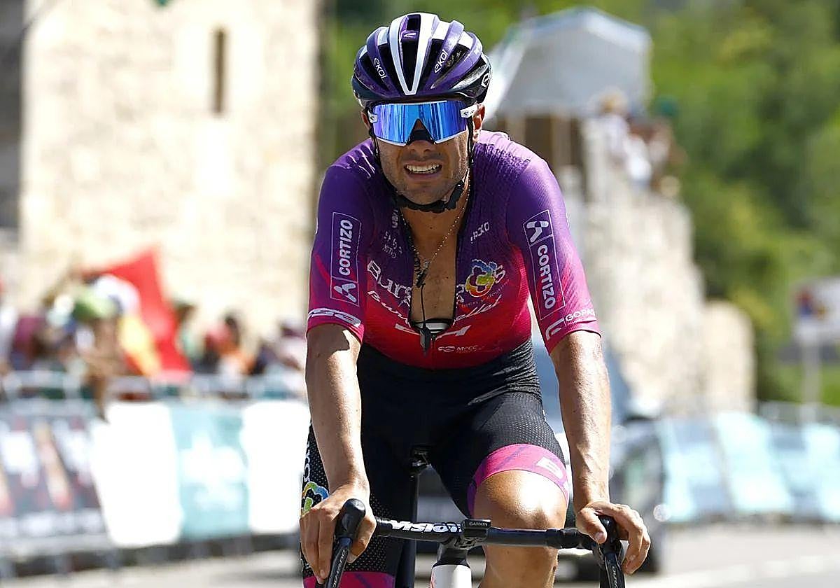 Mario Aparicio, ciclista del Burgos BH.