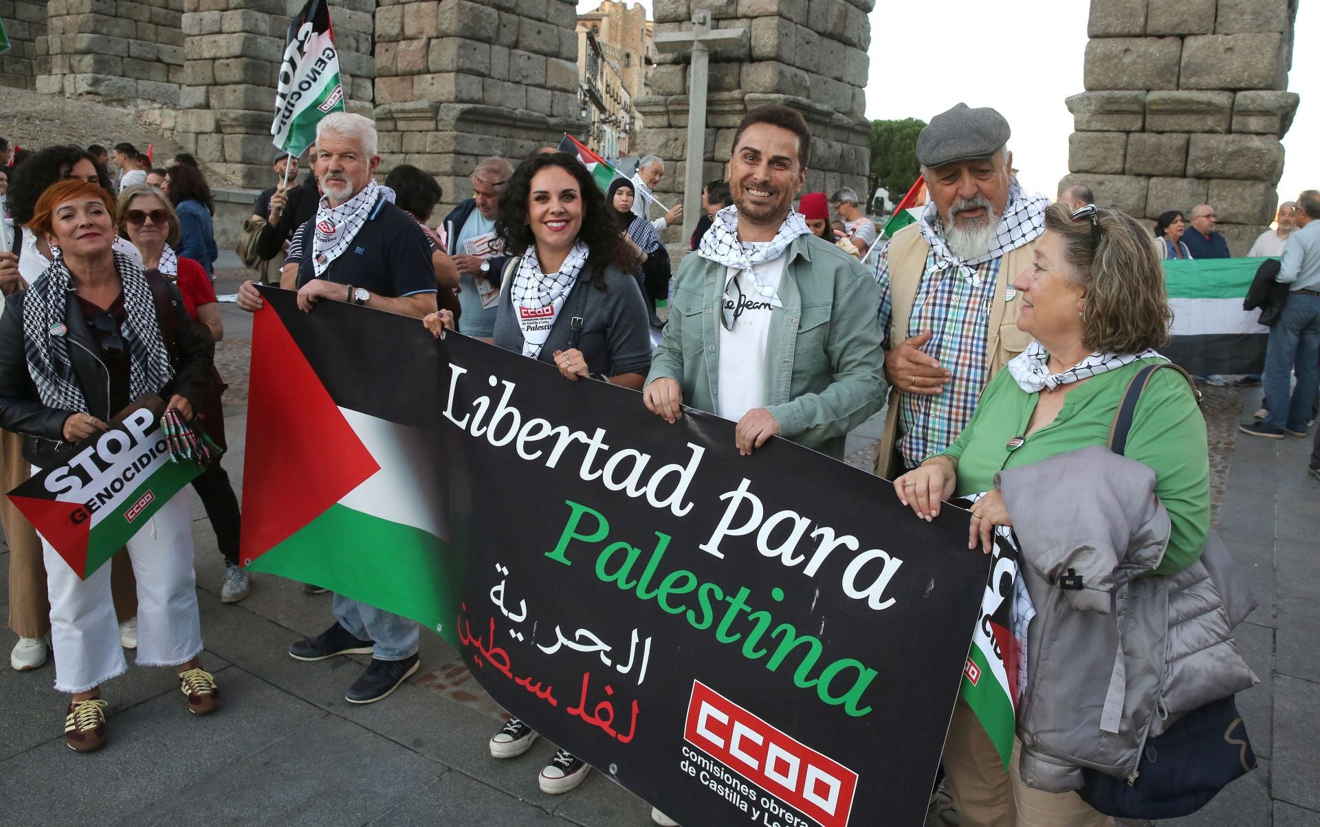 Las protestas por Palestina, en imágenes