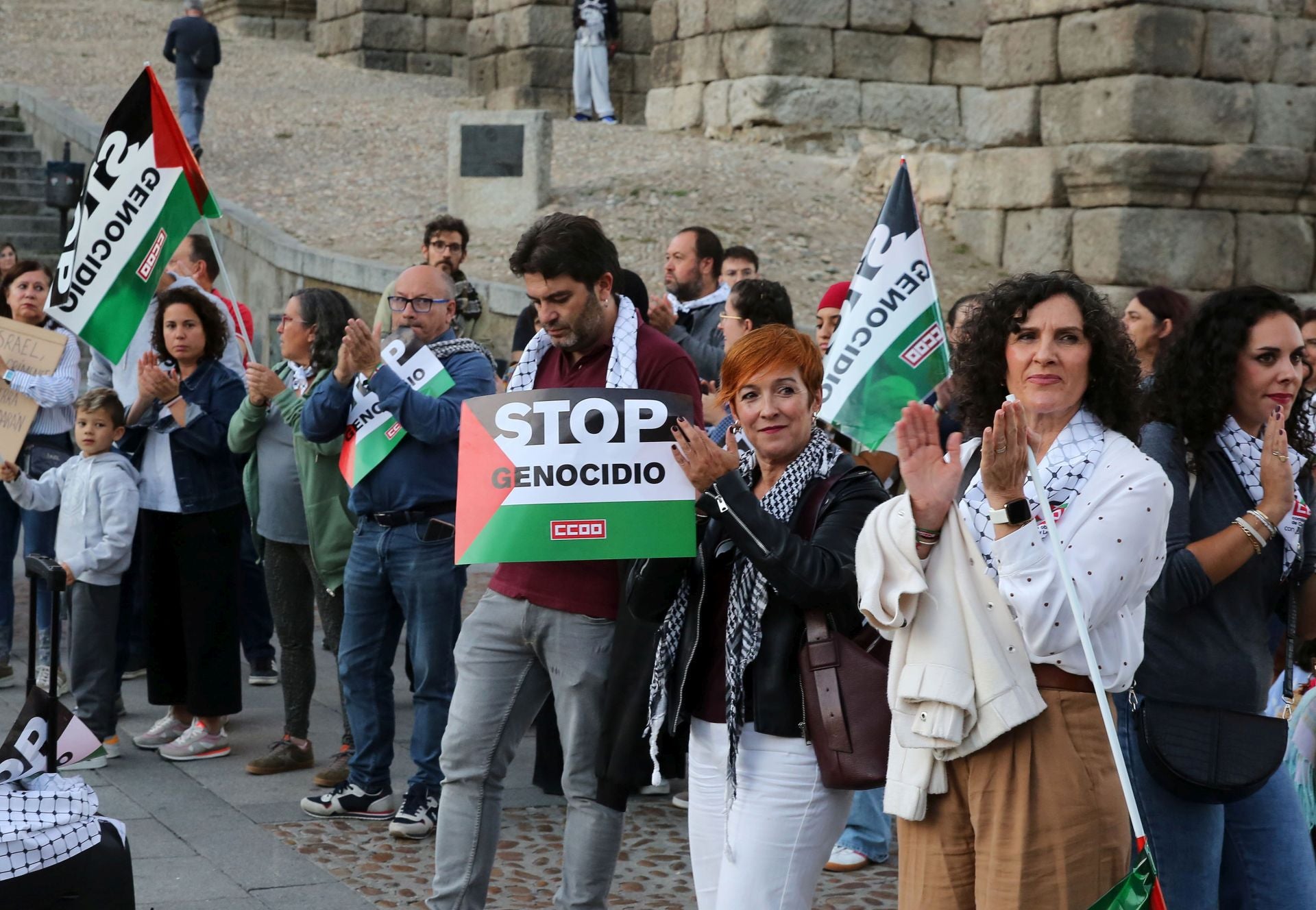 Las protestas por Palestina, en imágenes