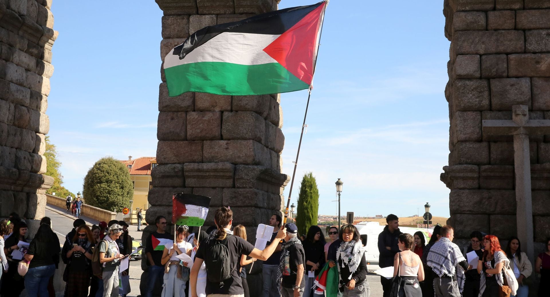 Las protestas por Palestina, en imágenes