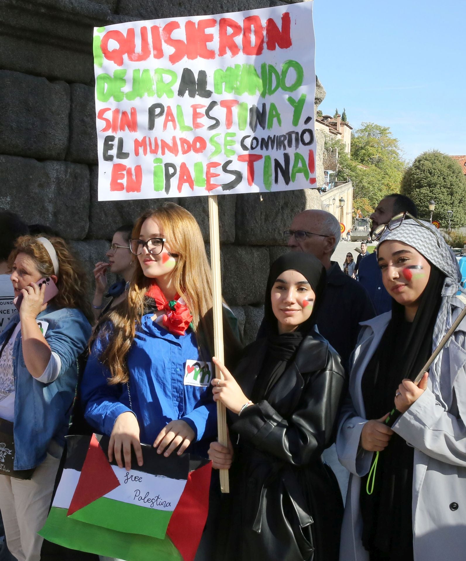 Las protestas por Palestina, en imágenes