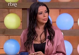 Sarah Santaolalla durante un programa.