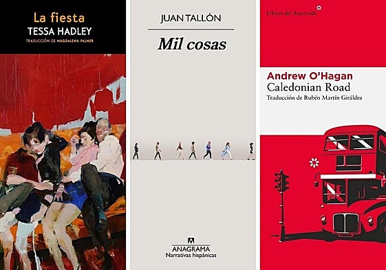 Portadas de los tres libros recomendados de la semana.