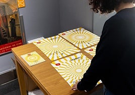 El cartel de la 70ª edición de la Seminci, durante su presentación.