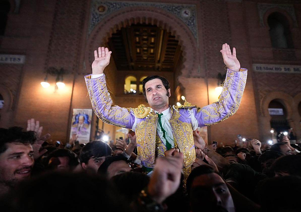 El diestro Morante de la Puebla tras el festejo taurino de la Feria de Otoño celebrado el pasado domingo en la plaza de Las Ventas.
