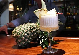 Presentación del cóctel Masái Mara