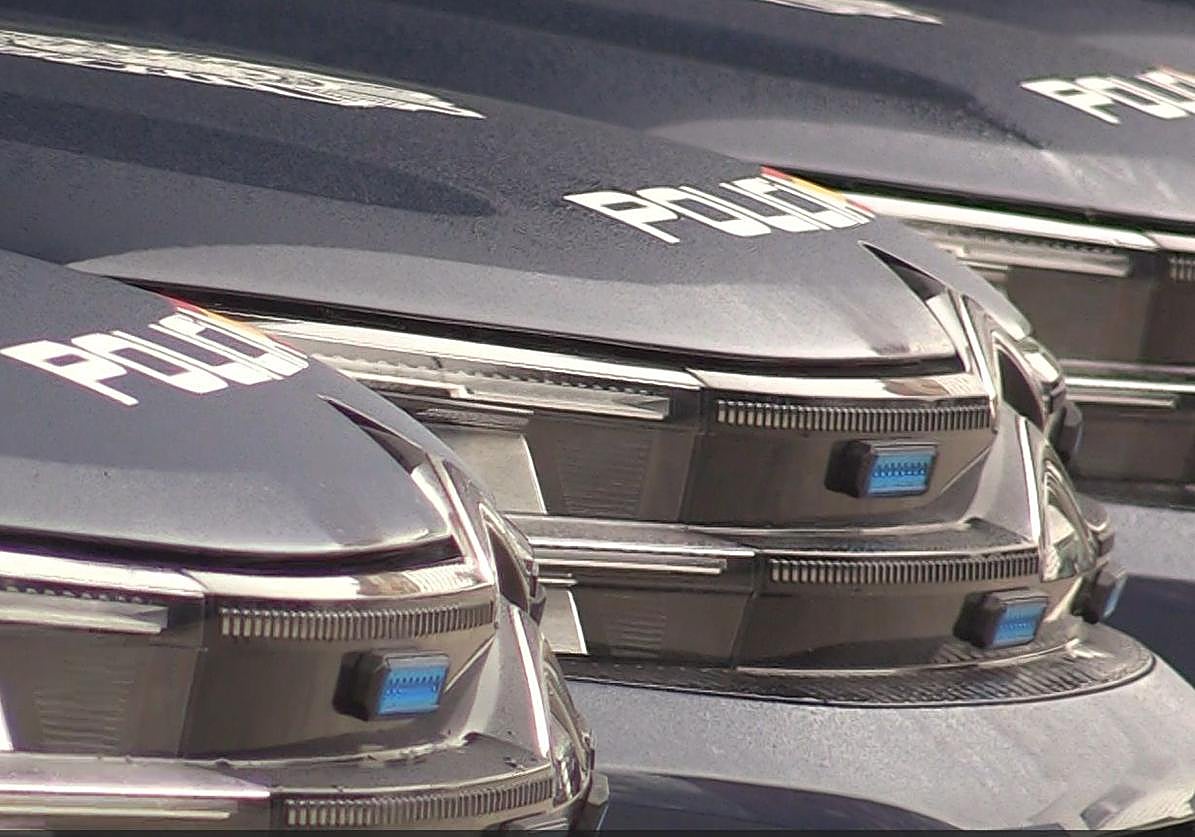 Imagen de archivo de vehículos de la Policía Nacional de Valladolid.