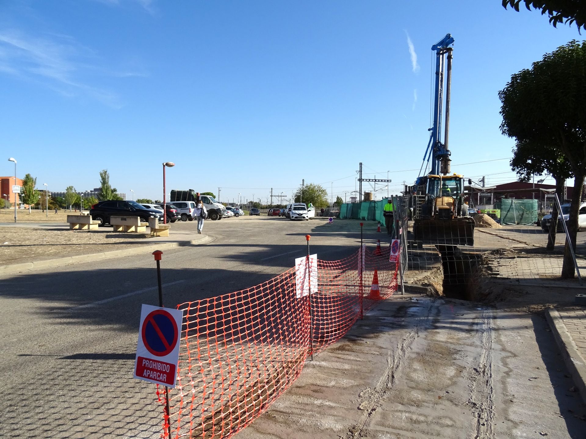 Las imágenes de las obras del túnel del apeadero
