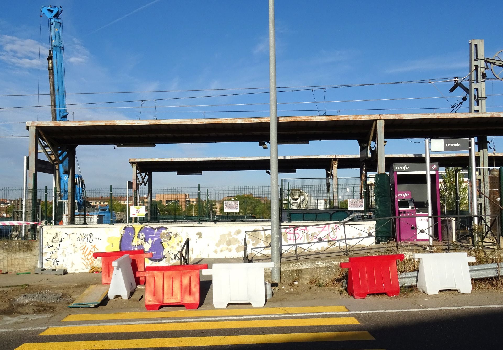 Las imágenes de las obras del túnel del apeadero