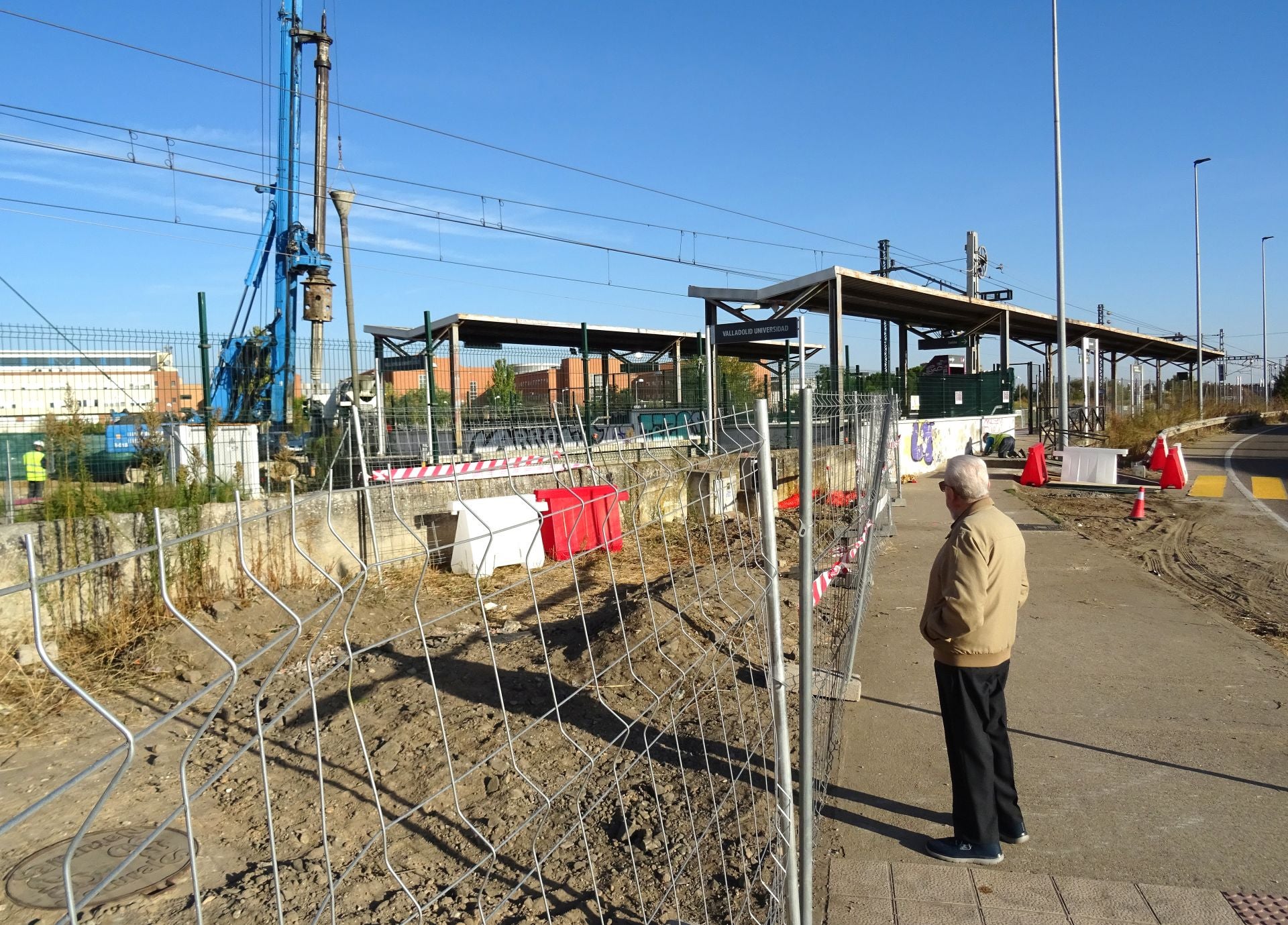 Las imágenes de las obras del túnel del apeadero