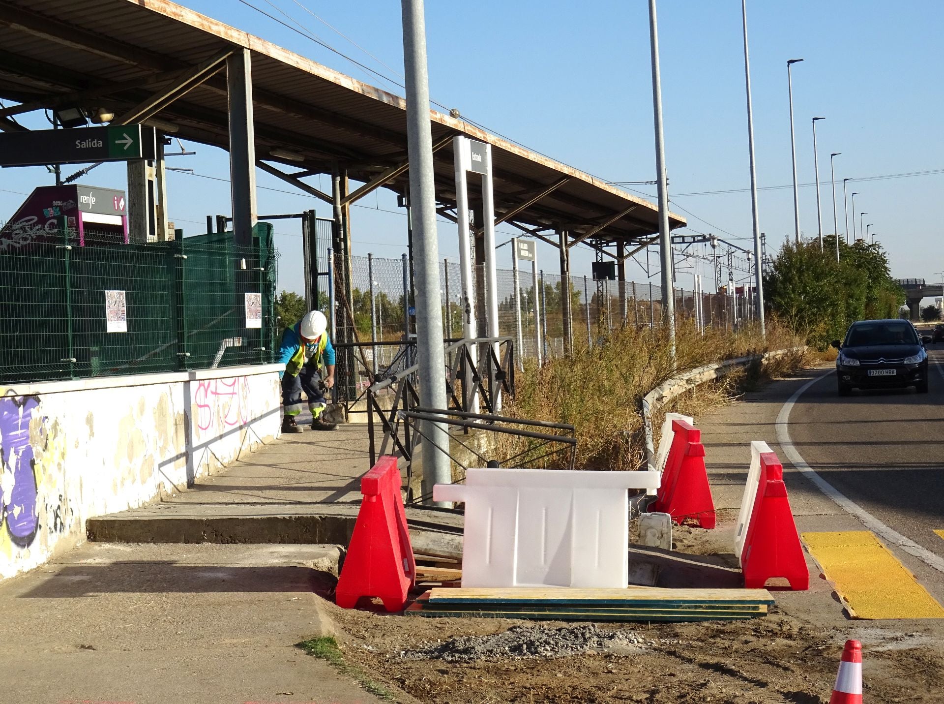 Las imágenes de las obras del túnel del apeadero