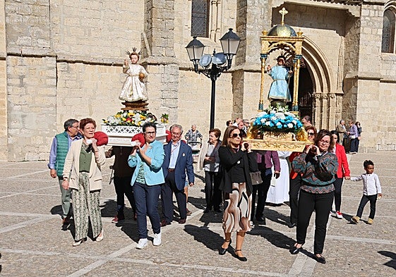 Ampudia acogió las celebraciones del X Aniversario del Hermanamiento de las Cofradías del Niño