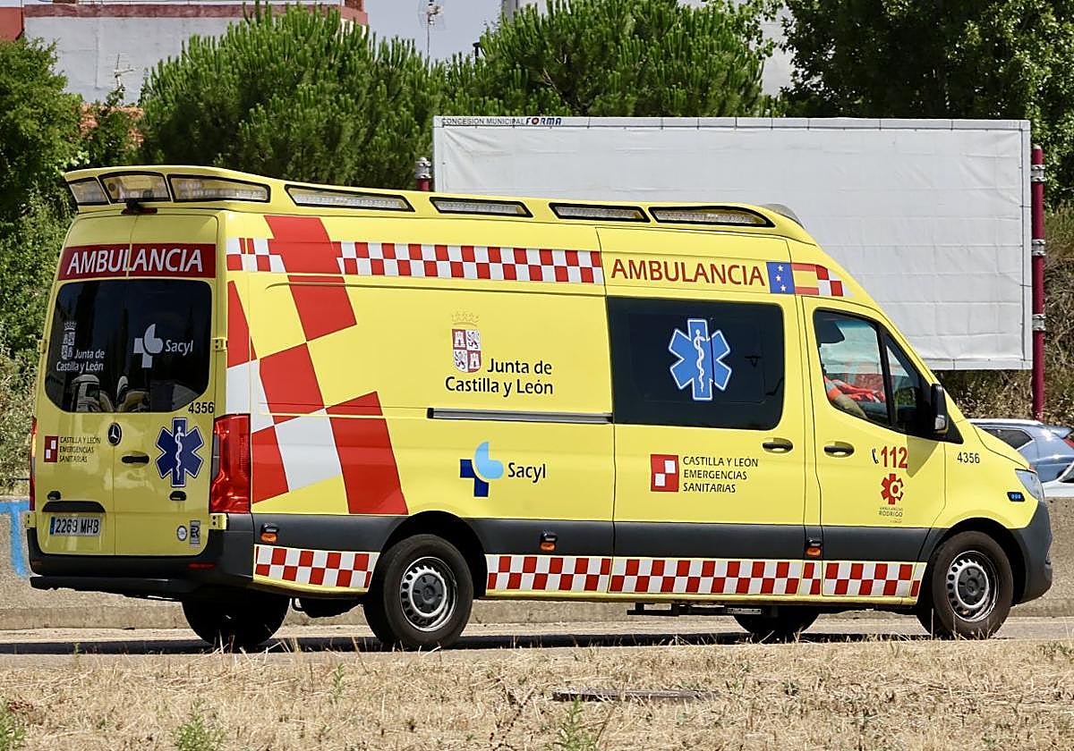 Herido un niño de cuatro años en una colisión entre dos turismos en Aldeamayor de San Martín