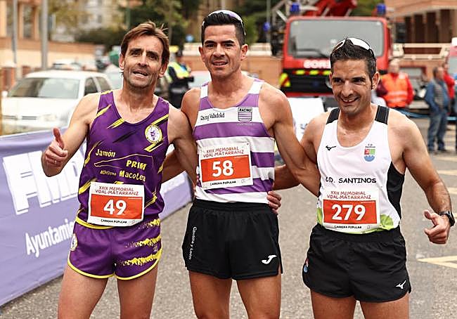 De izquierda a derecha, Roberto Bueno, José María Cantero y José María Pindado.