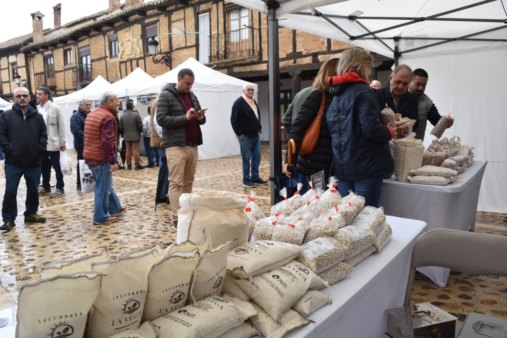 Saldaña presume de legumbres