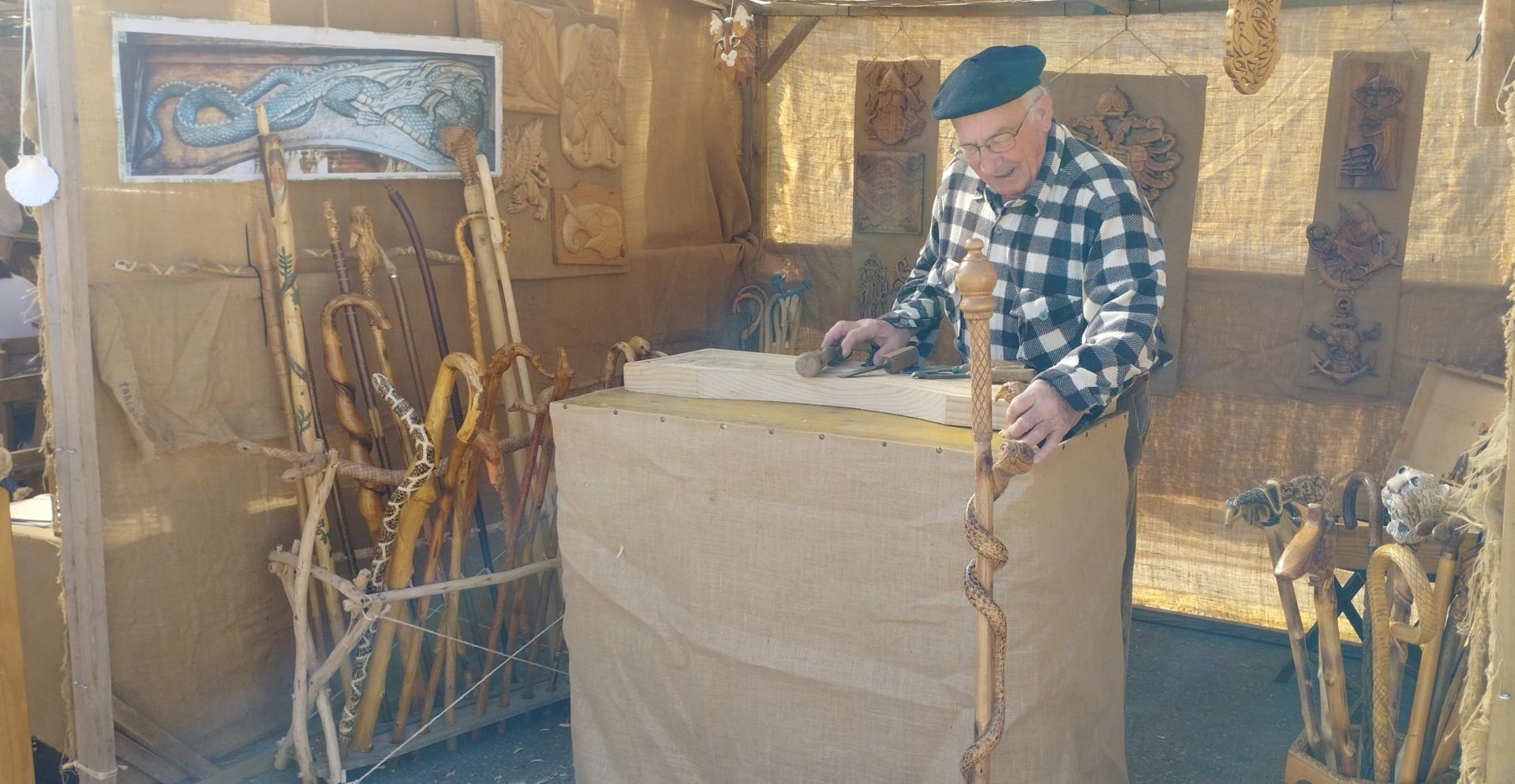 Las imágenes de la XIX Feria de Oficios Aldeanueva