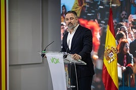 Abascal, en una anterior rueda de prensa