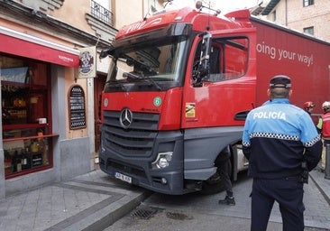 Los camiones de más de 12 toneladas tienen prohibido desde 2006 circular por el casco urbano sin permiso