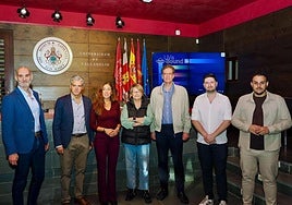 Presentación del UVaSound en la sala de prensa del Palacio de Santa Cruz.