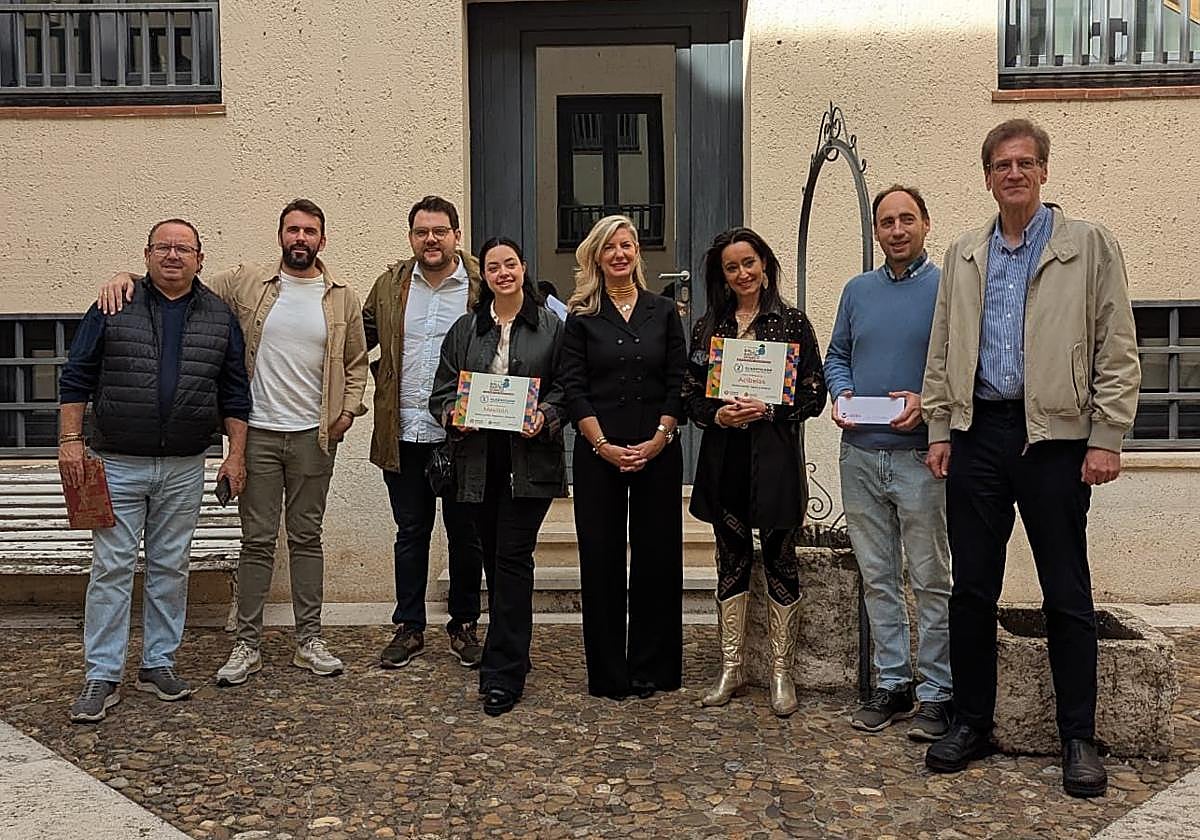 Entrega de premios del I rally gastronómico 'Sabores de Hispanidad', este lunes.