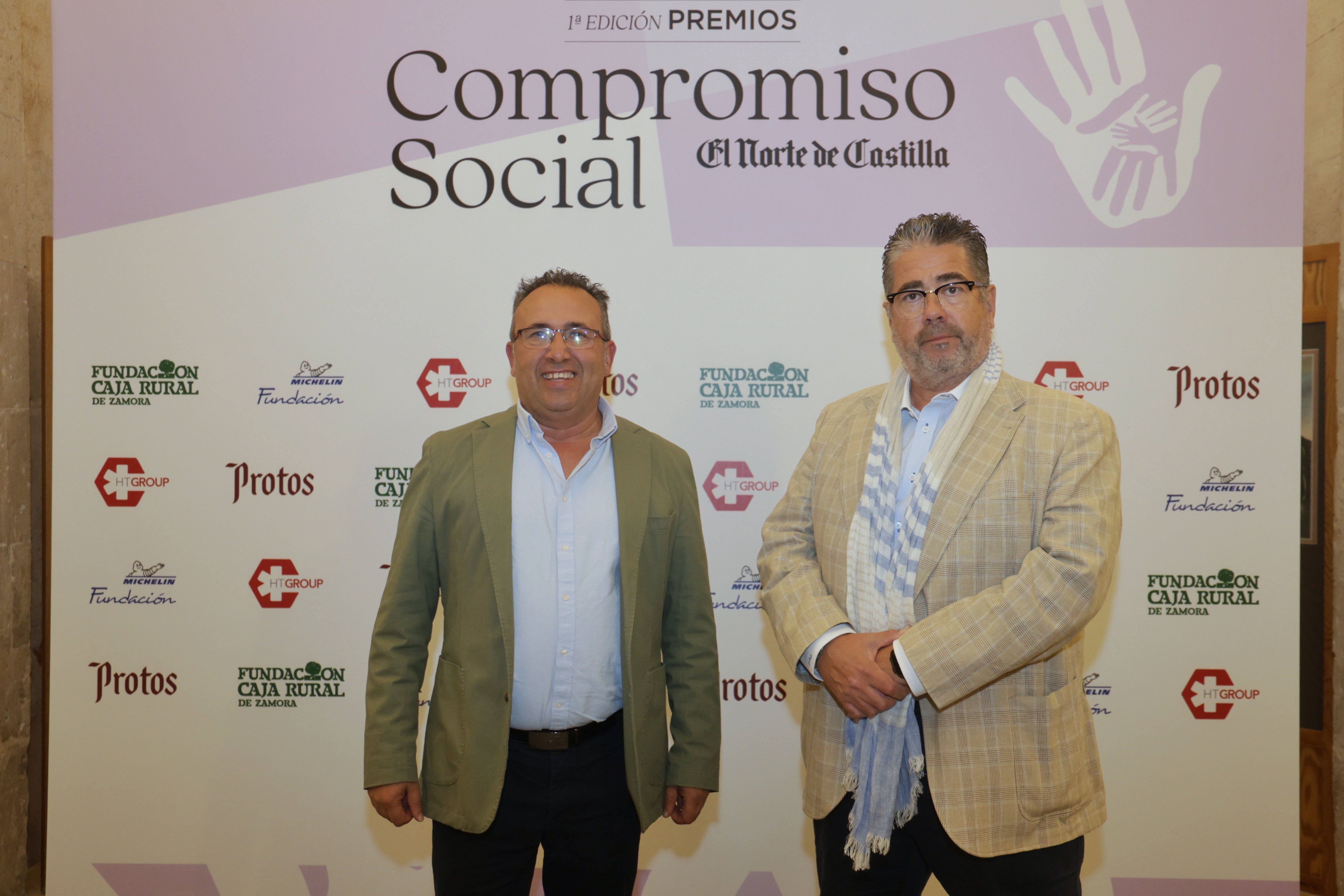Alfonso Romo, diputado de Acción Social, y Juan Ramón Jiménez, asesor independiente.