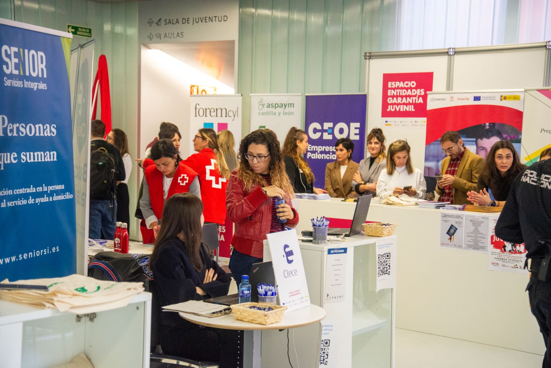 Así ha transcurrido la Feria de Empleo de Palencia