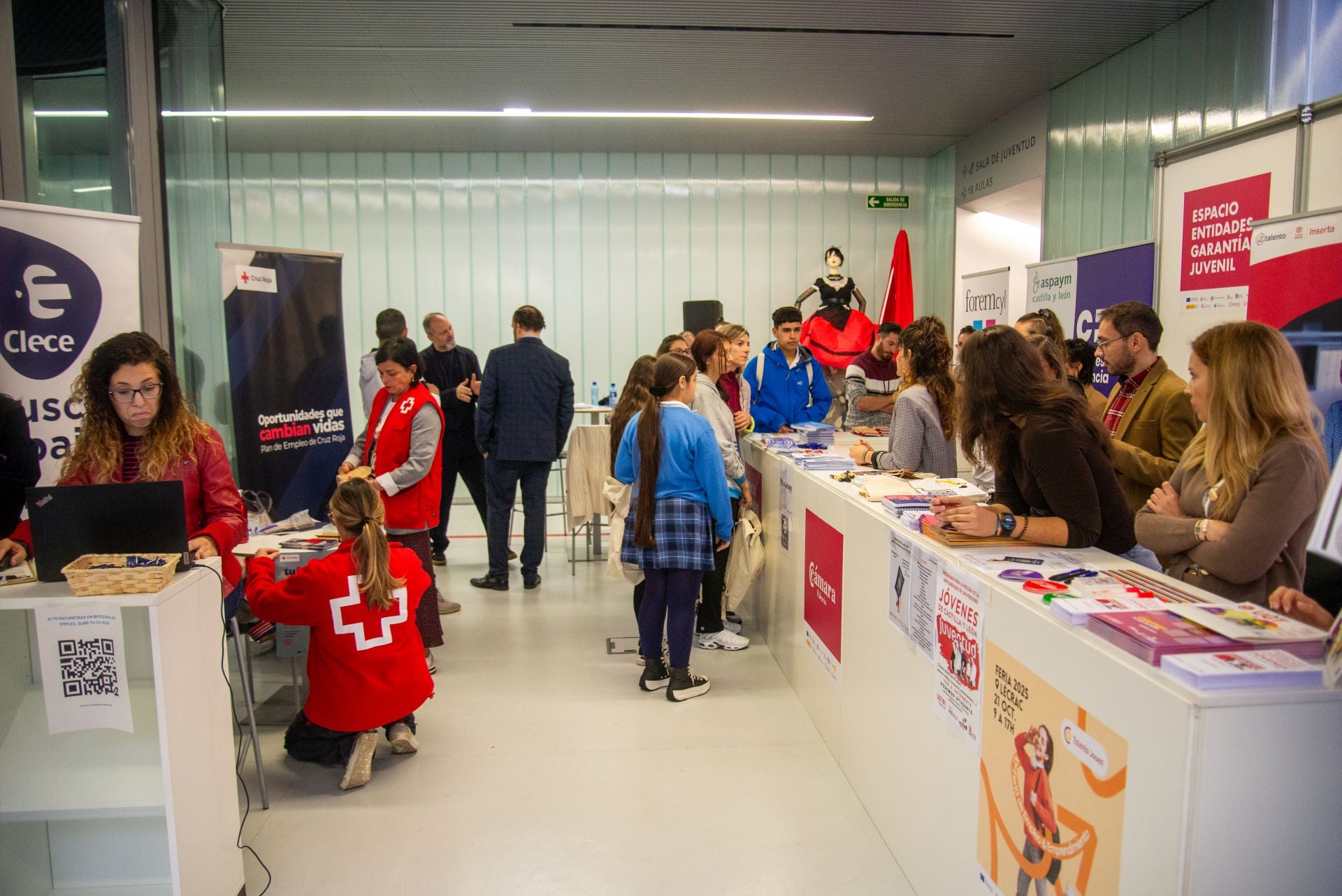 Así ha transcurrido la Feria de Empleo de Palencia