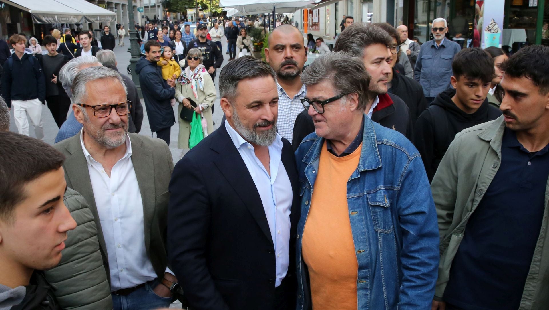 La visita de Abascal a Segovia, en imágenes