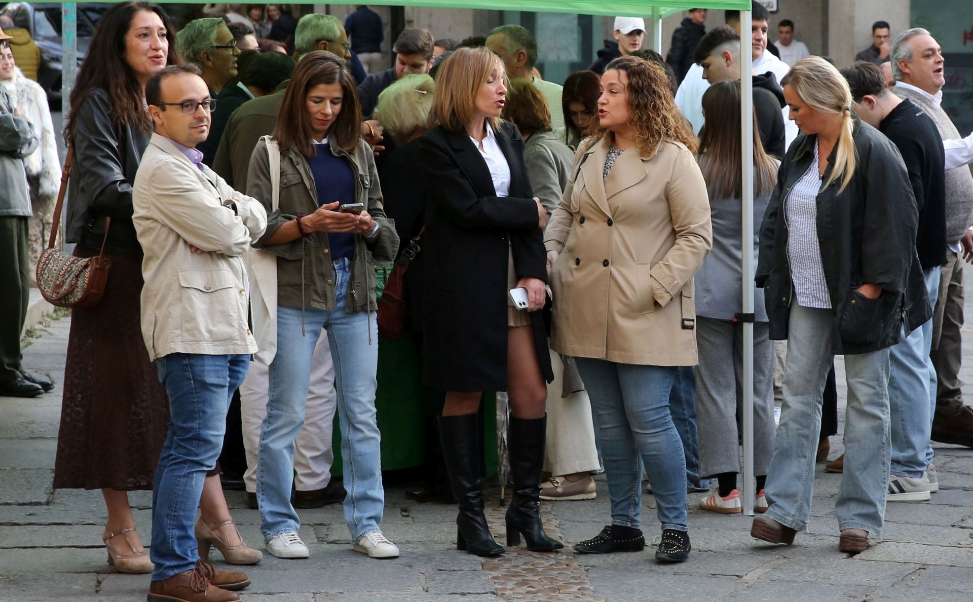 La visita de Abascal a Segovia, en imágenes