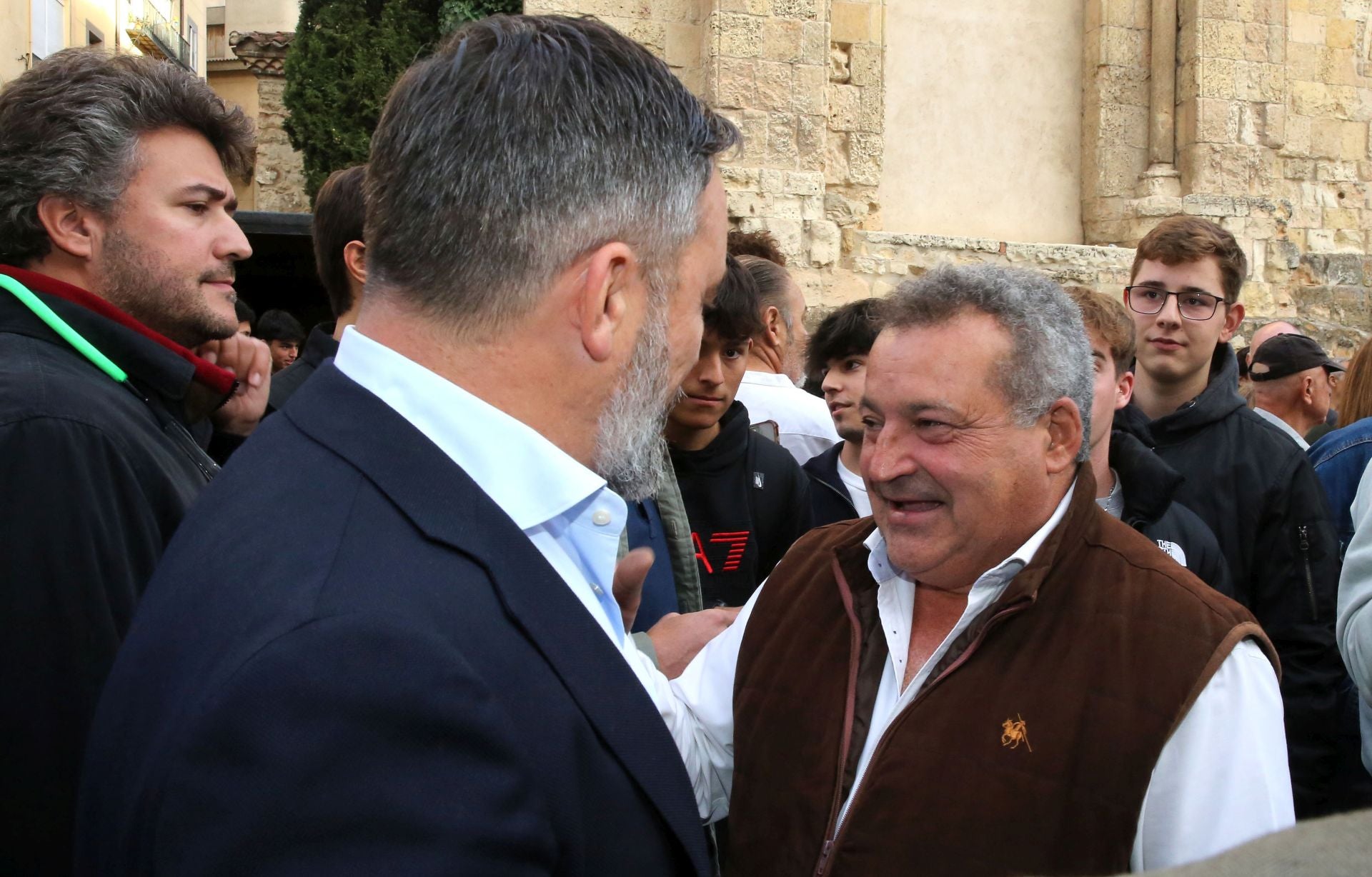 La visita de Abascal a Segovia, en imágenes