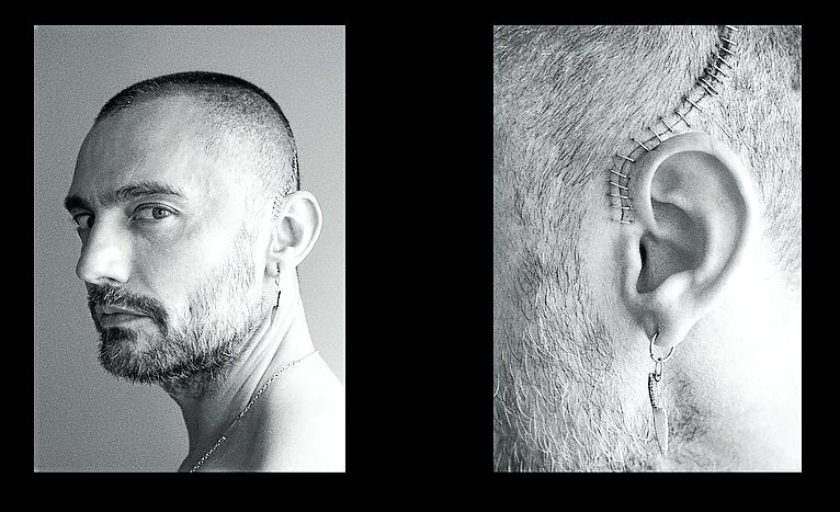 Dos fotogafías de documental 'David Delfín. Muestra tu herida'.
