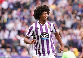 Peter Federico, tras marcar ante el Sporting.