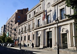 Fachada del Palacio de Justicia de Valladolid.