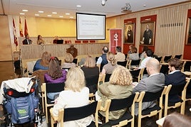 Asistentes a las jornadas en el Colegio de Abogados de Valladolid.