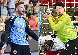 Pedro Tonicher y Juan Manuel Bar, los dos porteros que más bloquean de la Liga.