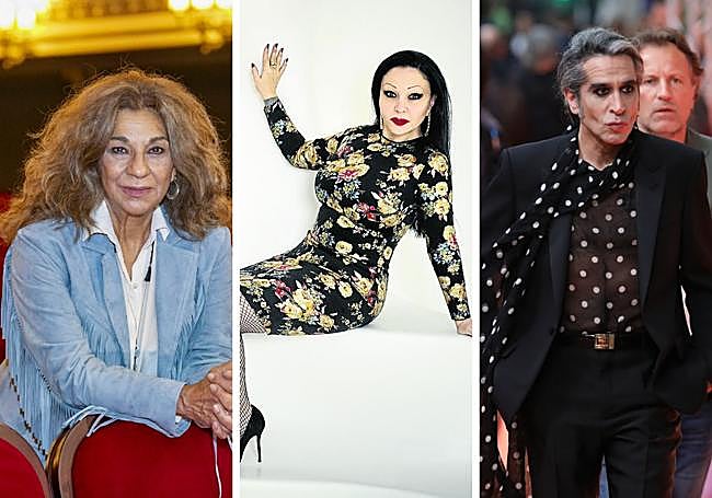 Lolita Flores, Alaska y Mario Vaquerizo.