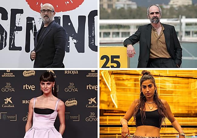 Javier Cámara, Luis Tosar, Amaia Salamanca y Carolina Yuste.