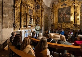 Uno de los momentos de la ruta teatralizada sobre la Controversia de Valladolid.