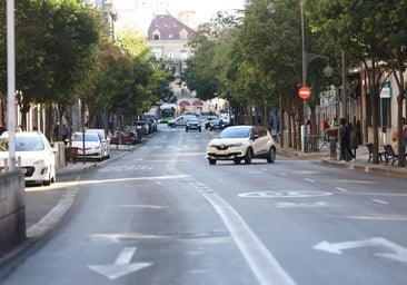 Herida la pasajera de un autobús urbano en un accidente en pleno centro de Valladolid