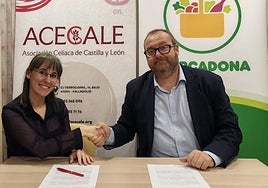 María Patricia García (Acecale) y Julio Casado (Mercadona).