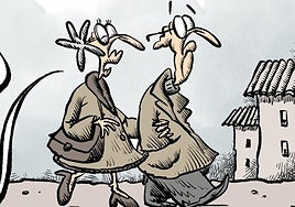 La viñeta de Sansón: 'A las 3 son las 2'