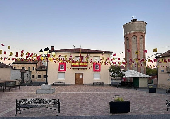 Plaza Mayor de Garcillán.