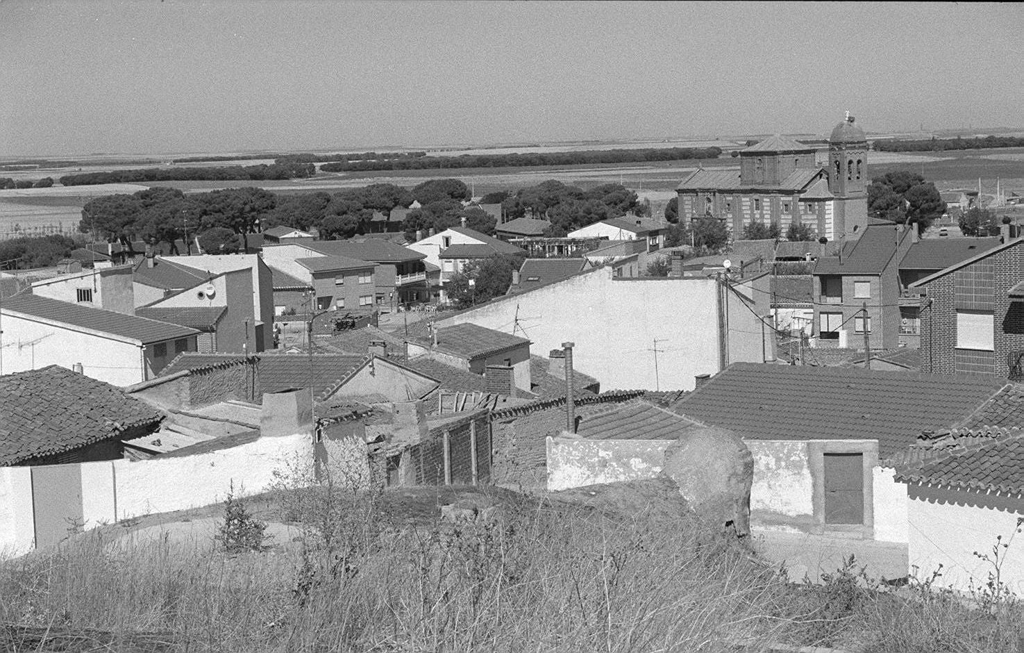 Vista panorámica de Carpio en septiembre de 1998.