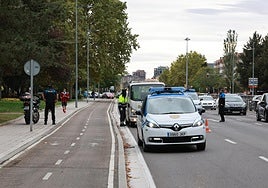 Imagen de archivo de un accidente de tráfico en la Avenida de Salamanca.