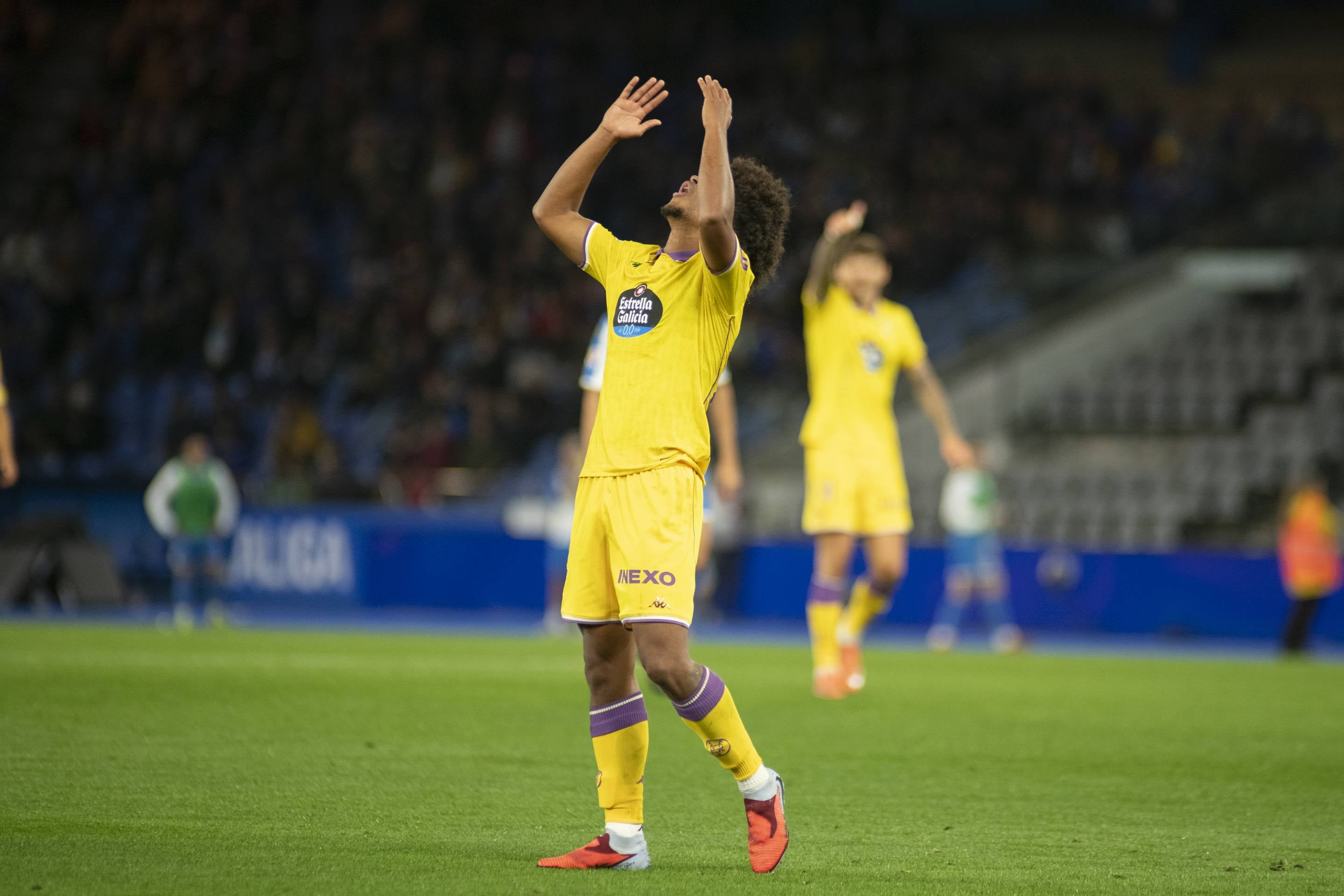 El empate del Pucela en Riazor, en imágenes