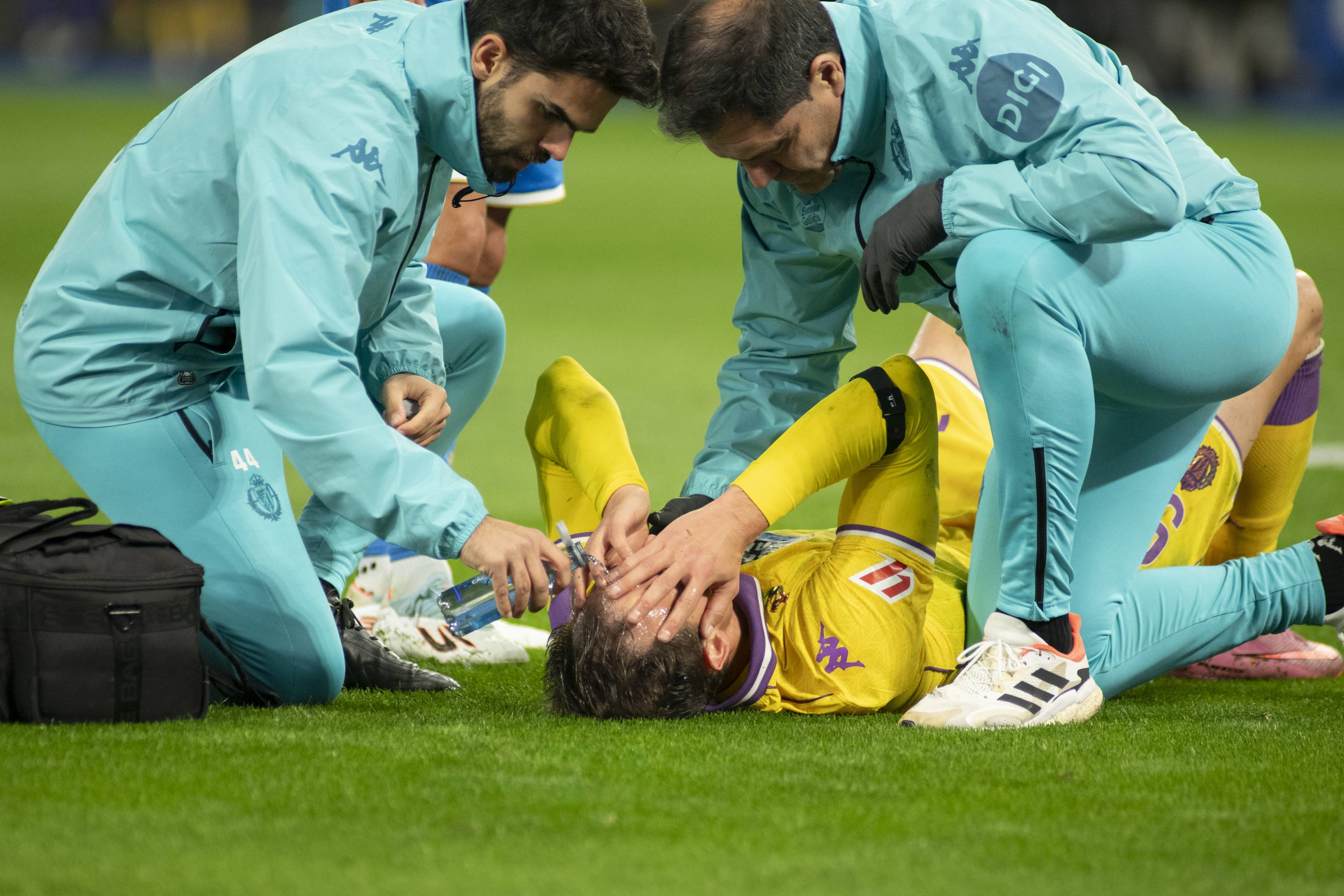 El empate del Pucela en Riazor, en imágenes